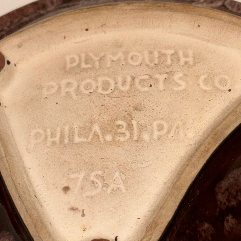 Mid-Century Modern Specled Ceramic Ashtray Plymouth Products Co, Philly - Picture 6 of 8